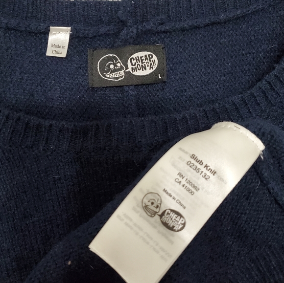 Cheap Monday Sub Knit Wool Knit Classic Sweater - Picture 4 of 5